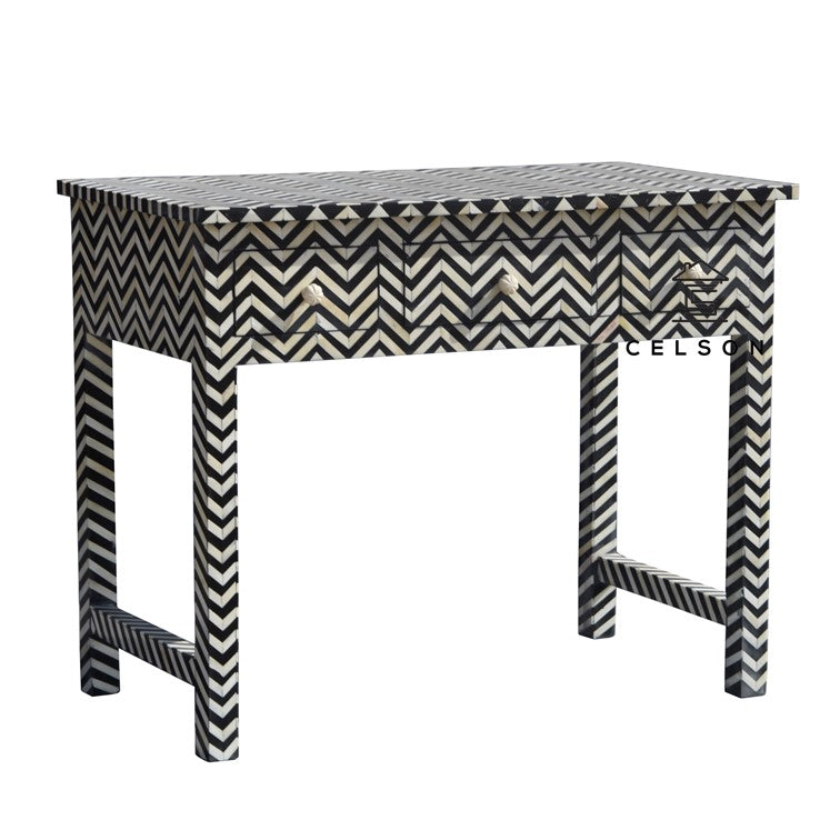 Limy Bone Inlay Study Table
