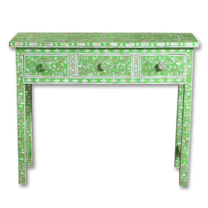 Evan Mother of Pearl Inlay Console Table