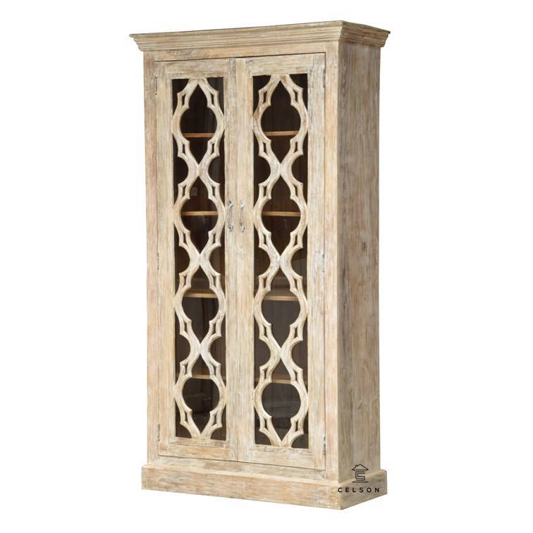 Devki Carved Bookcase