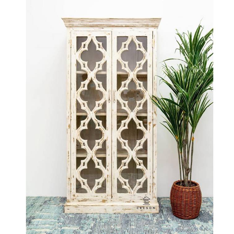 Naomi Carved Bookcase