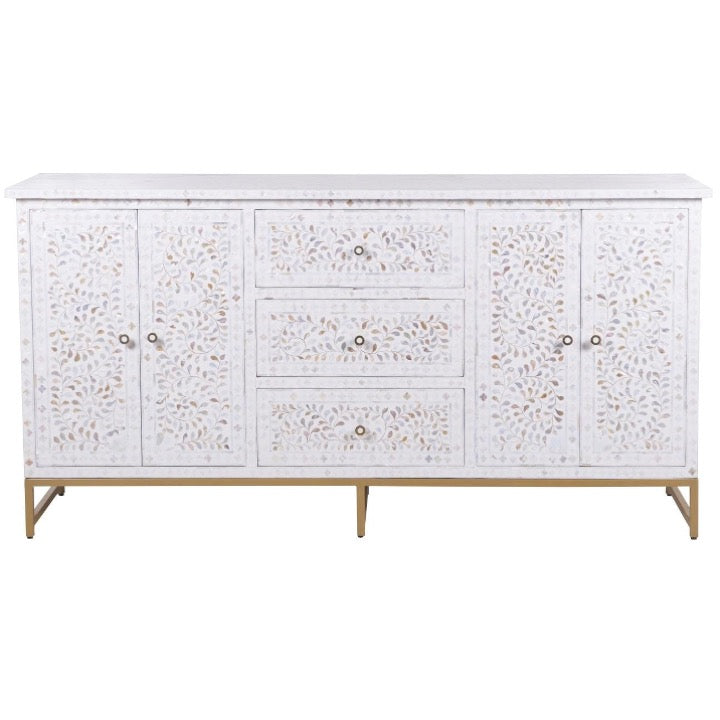 Maple Mother of Pearl Inlay Sideboard