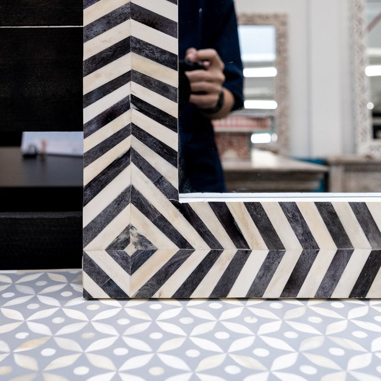 Drea Bone Inlay Mirror