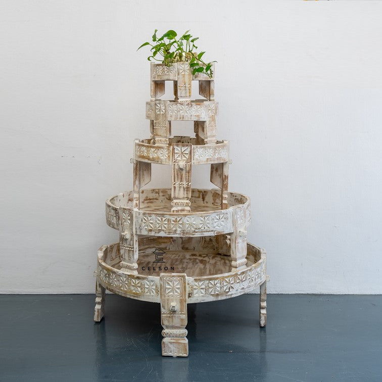 Sally Carved Chakki Table
