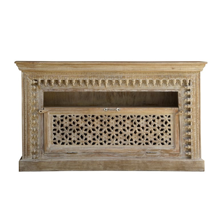 Evie Hand Carved TV Cabinet