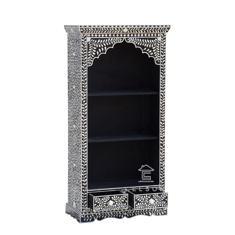 Torvik Carved Bookshelf