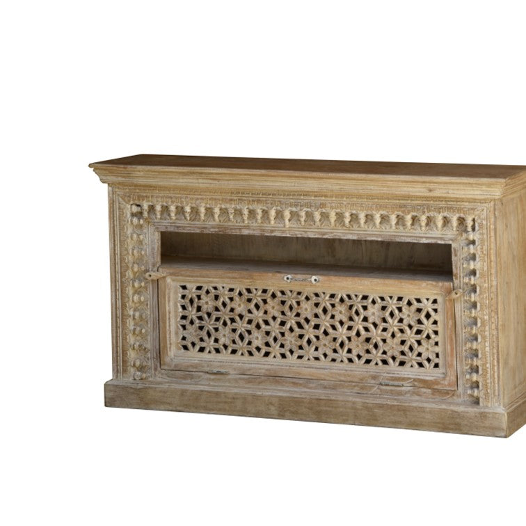 Evie Hand Carved TV Cabinet