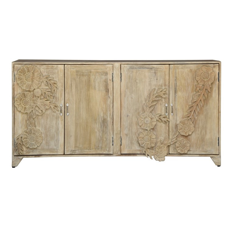 Fionna Hand Carved Side Board