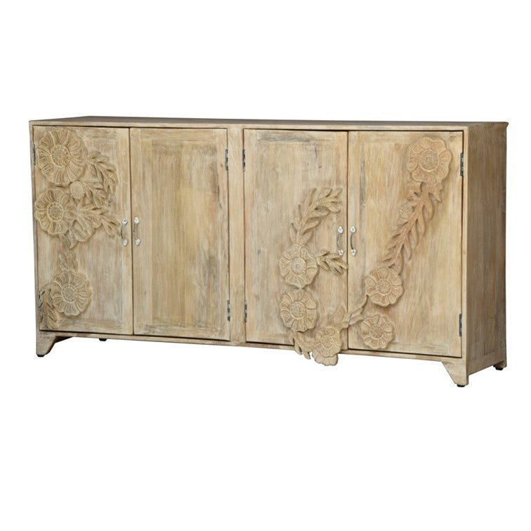 Fionna Hand Carved Side Board