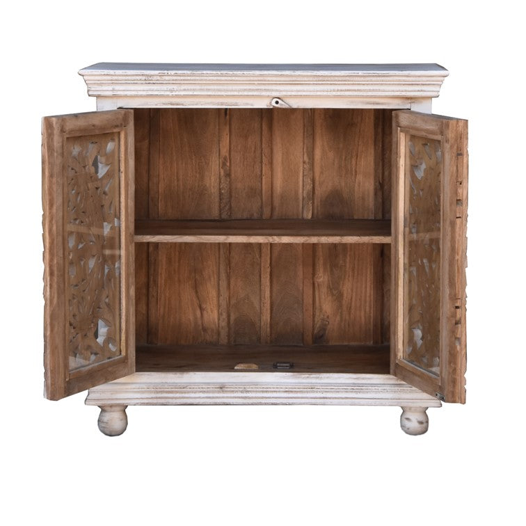 Mecca Carved Wooden Cabinet
