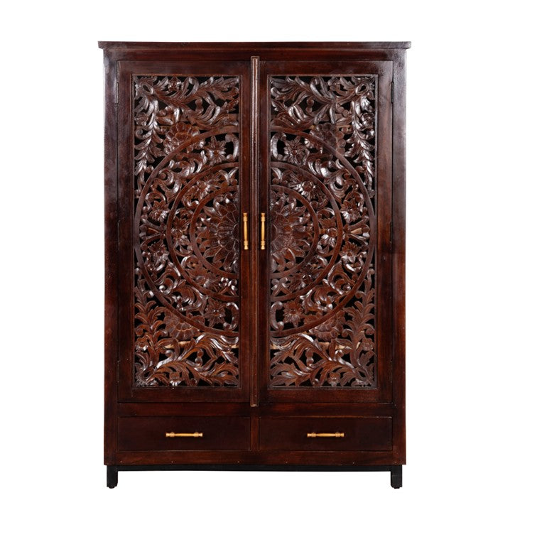 Jia Hand Carved Almirah