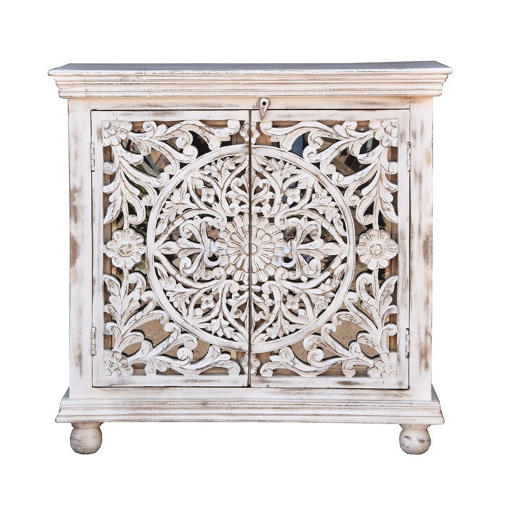 Mecca Carved Wooden Cabinet