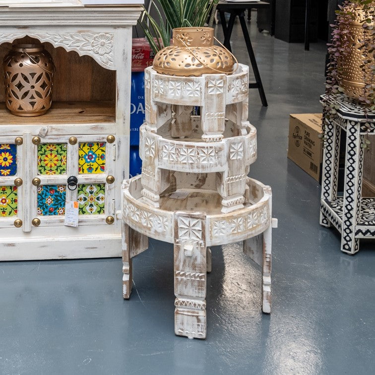 Sally Carved Chakki Table
