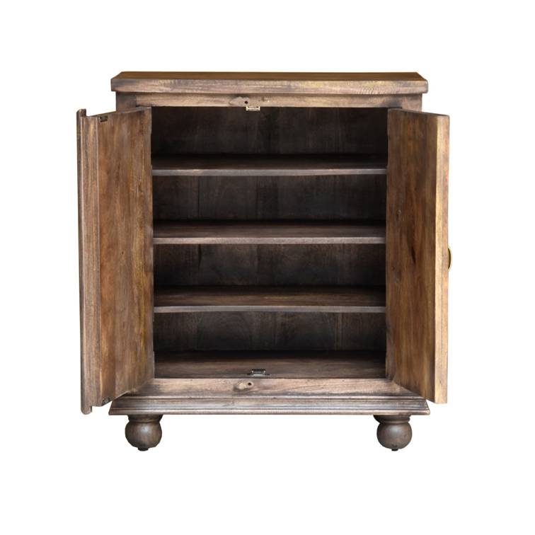 Rae Hand Carved Tiles Shoe Cabinet