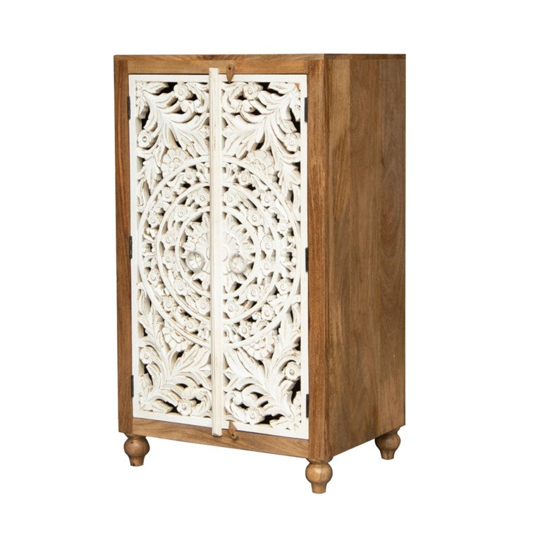 James Hand Carved Cabinet