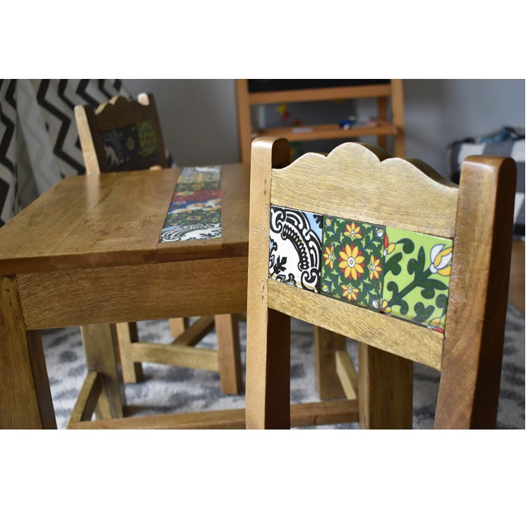 Chalotra Wooden Chairs and Table