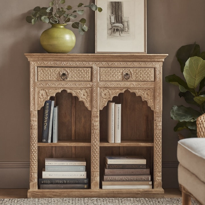 Mia Carved Bookshelf