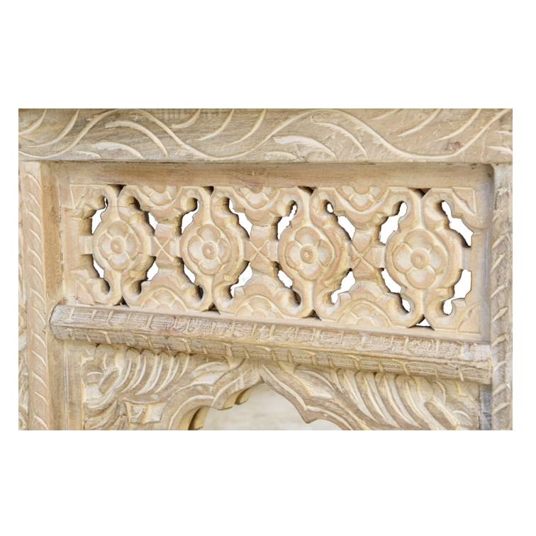 Alves Carved Wooden Mirror