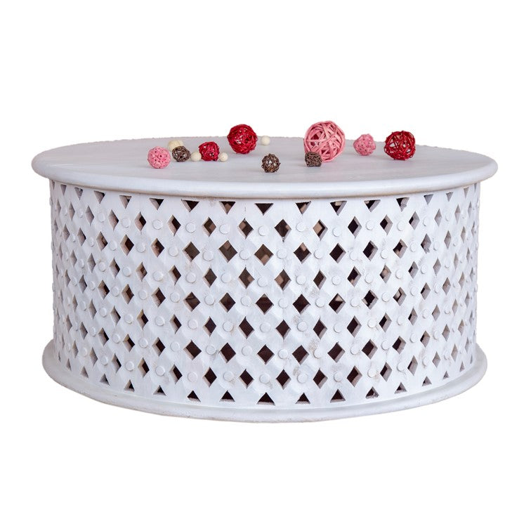 Tara Wooden Carved Coffee Table