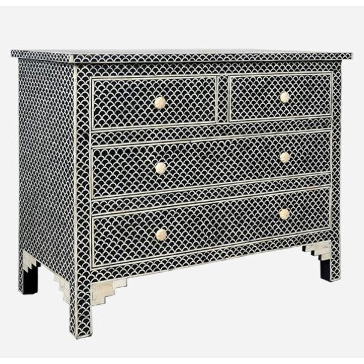 Sif Bone Inlay Chest of Drawer