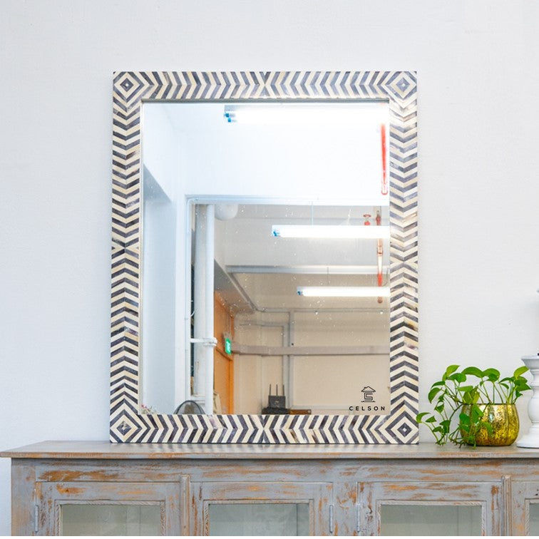 Drea Bone Inlay Mirror