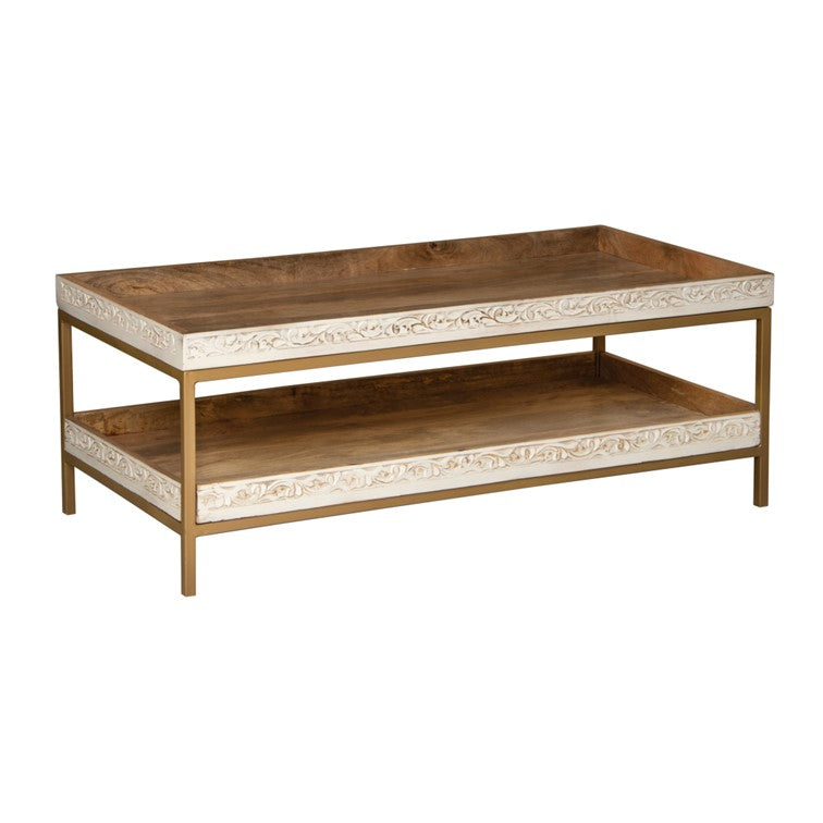 Viva Carved Coffee Table