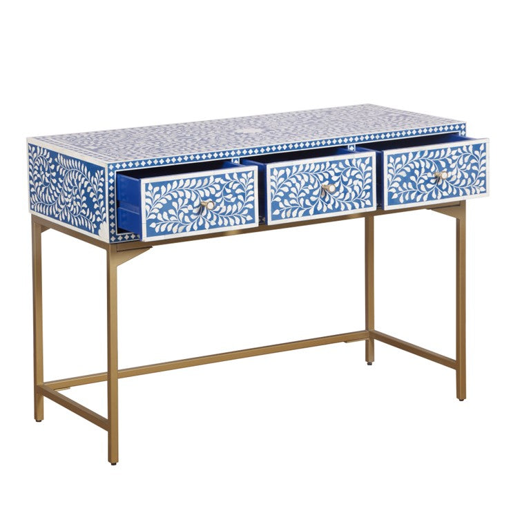 Michael Mother of Pearl Inlay Console Table