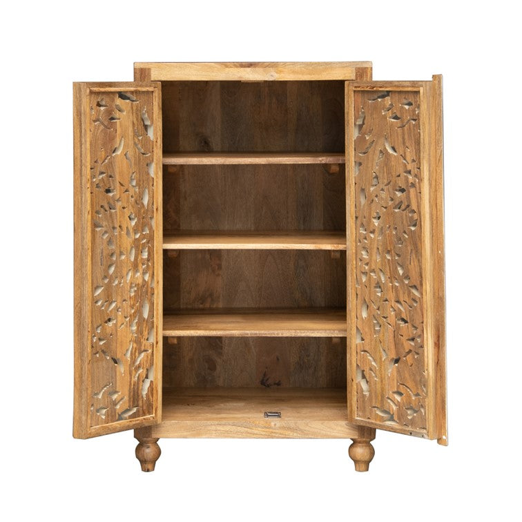 James Hand Carved Cabinet