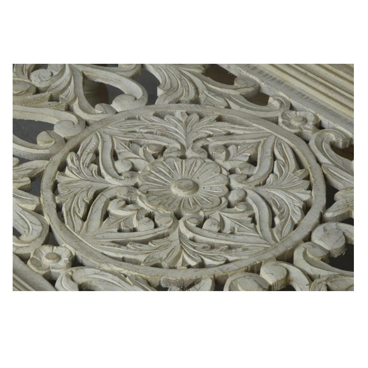 Ecbert Wooden Carved Coffee Table