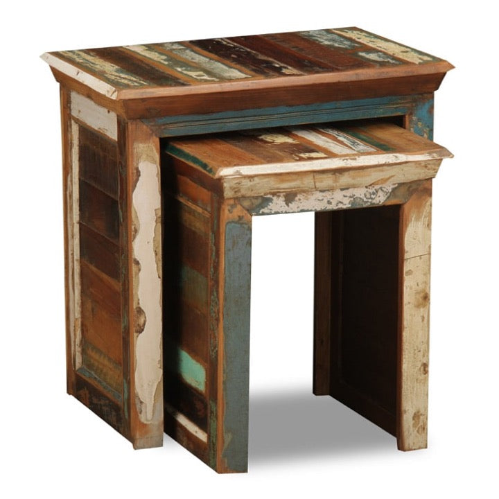 Drew Reclaimed Wood Nesting Table