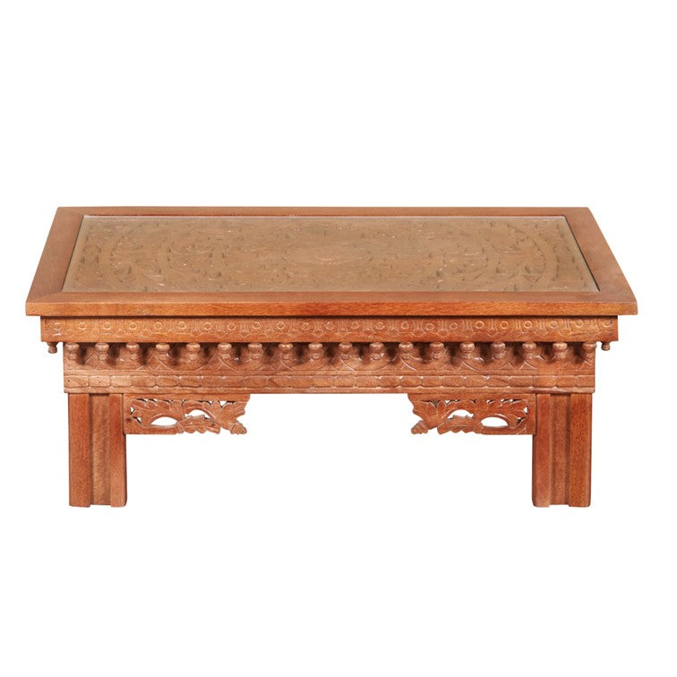 Travis Carved Coffee Table