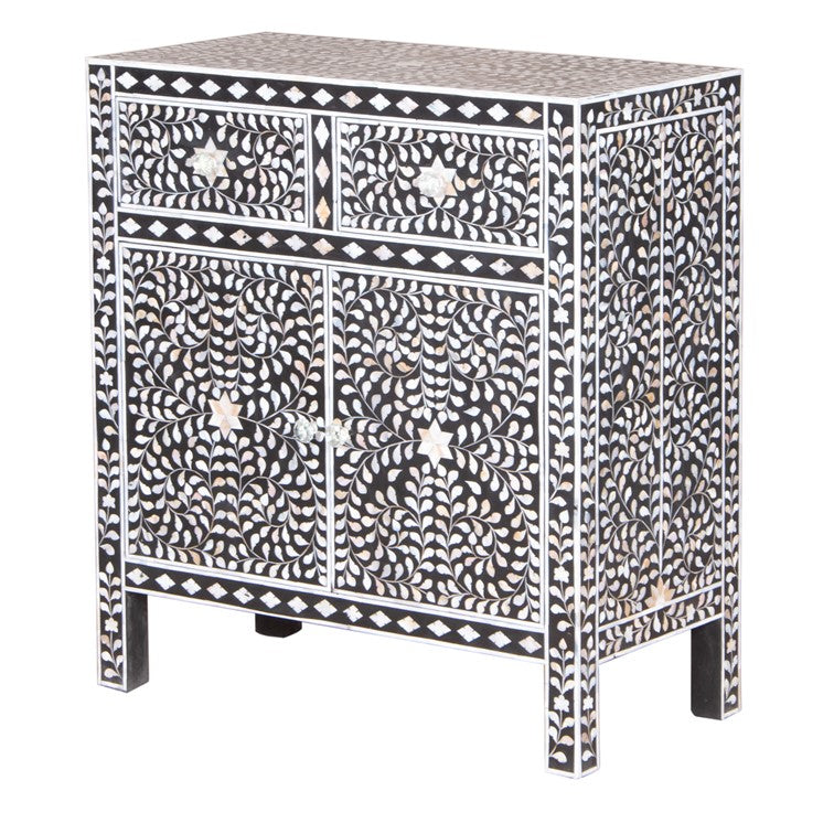 Vivek Mother of Pearl Inlay Cabinet