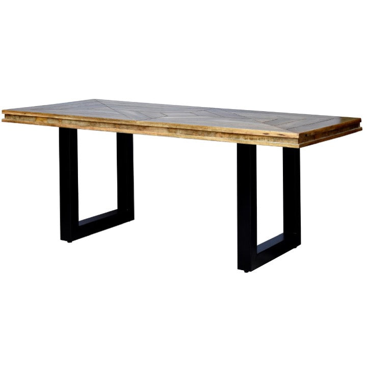 Bowie Hand Carved Wooden Dining Table