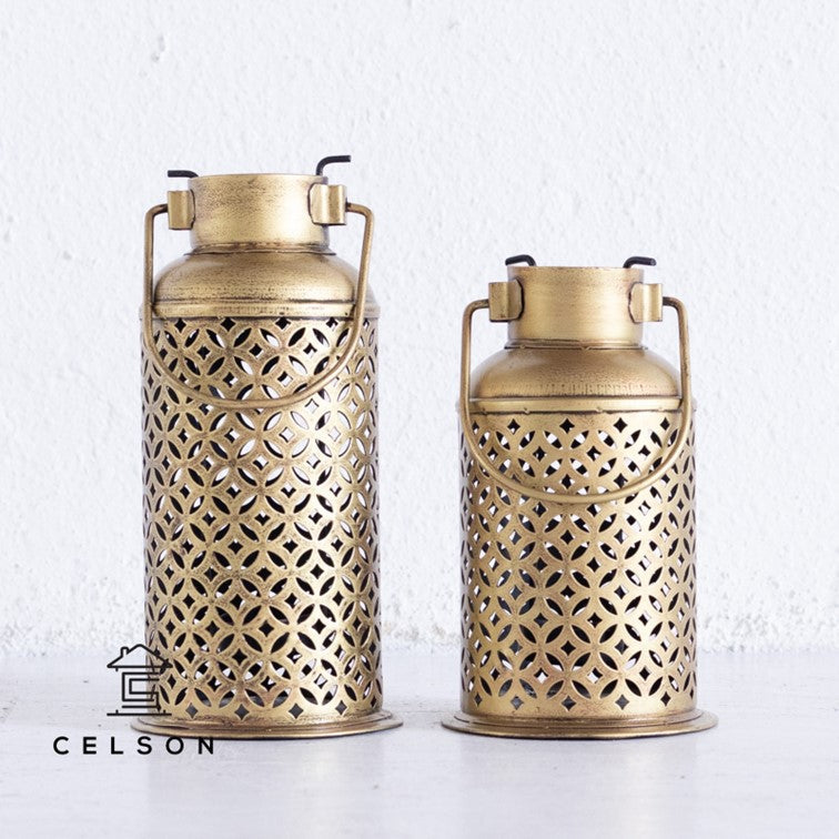 Myler Antique Brass Handcrafted Lantern