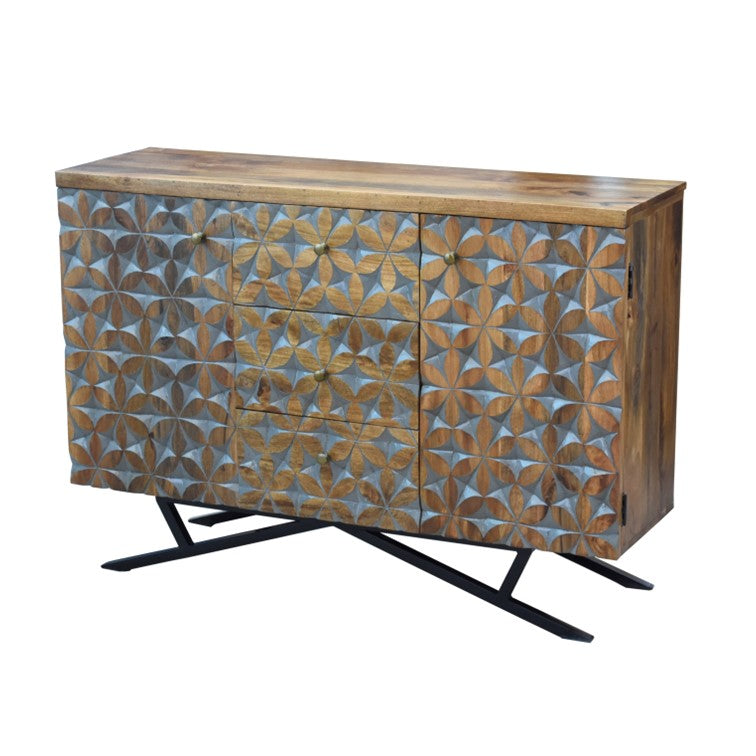 Jason Hand Carved Side Board