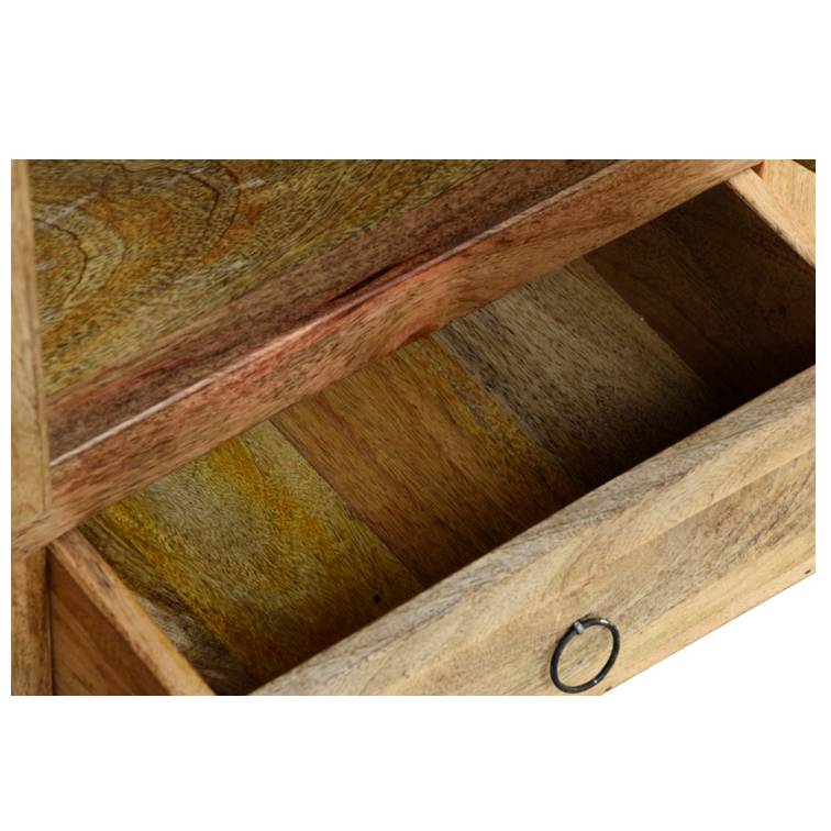 Erica Hand Carved Wooden Shoe Cabinet