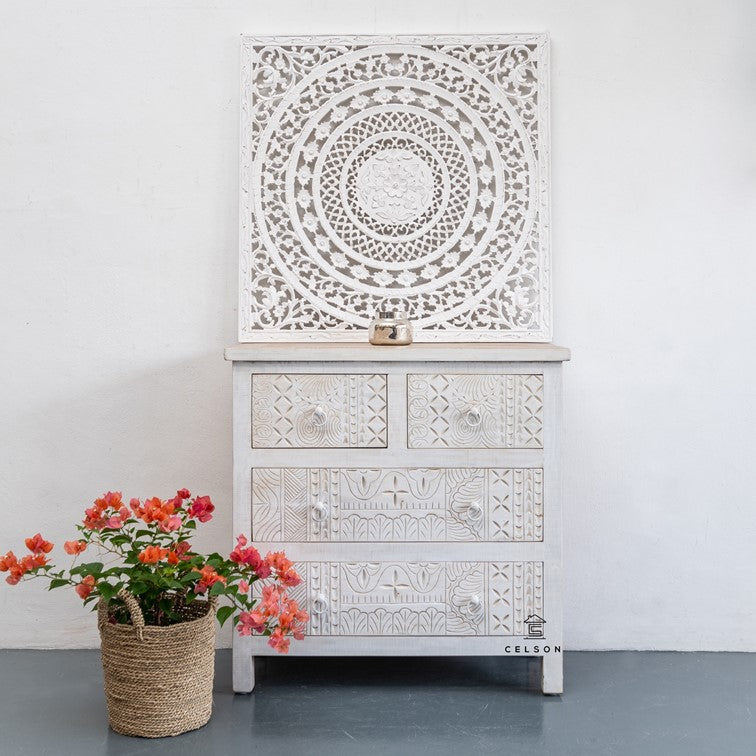 Josh Carved Chest of Drawer