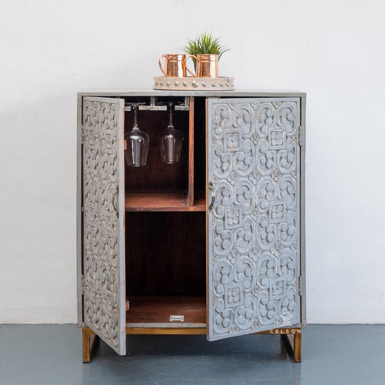 Paul Wooden Bar Cabinet