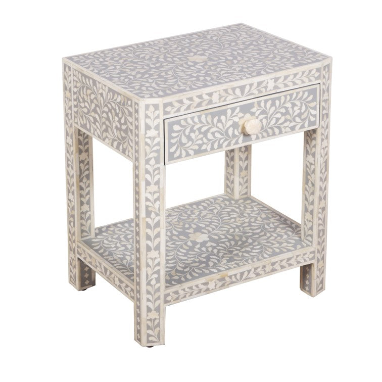 Thoren Bone Inlay Bedside