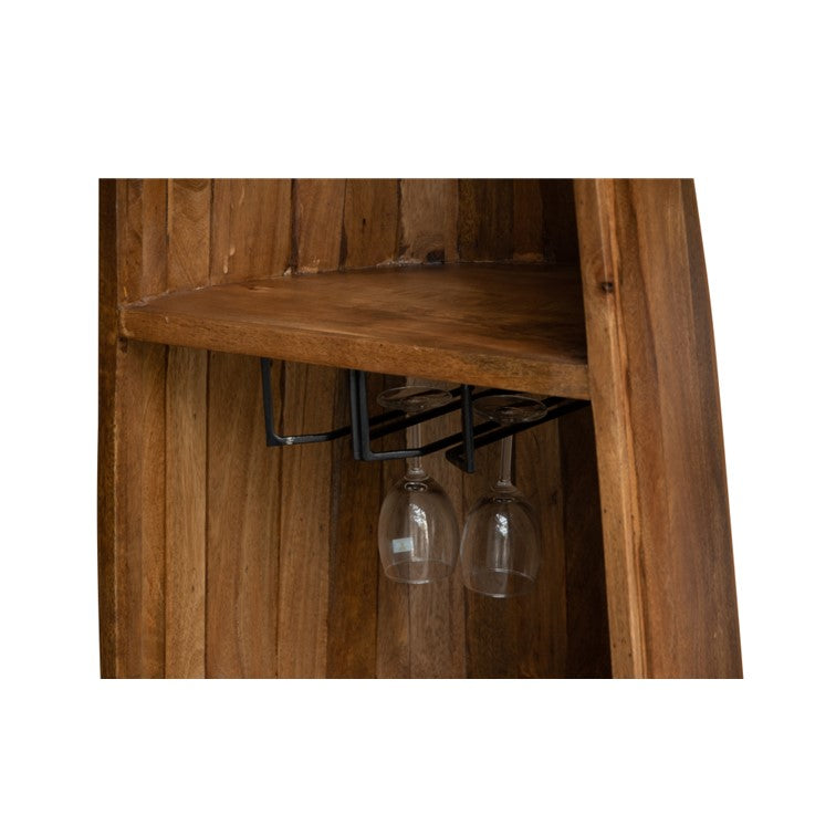 Halras Wooden Bar Cabinet
