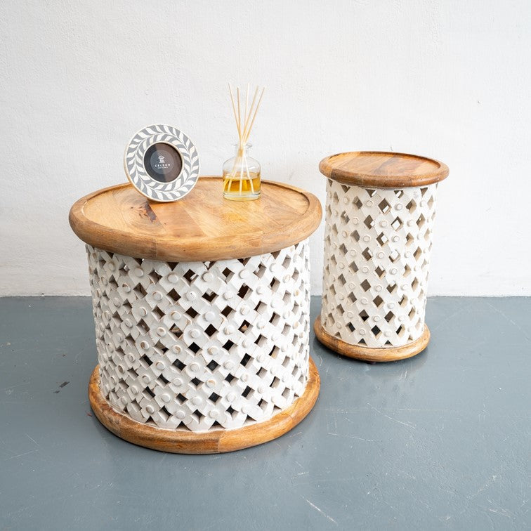 Claire Carved Coffee Table