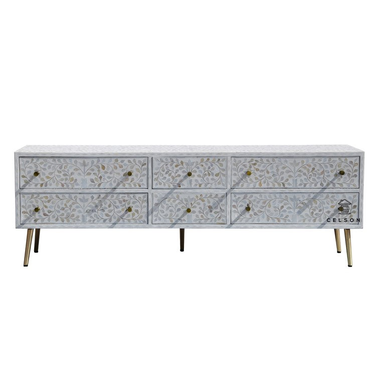 Sam Mother of Pearl Inlay TV Cabinet