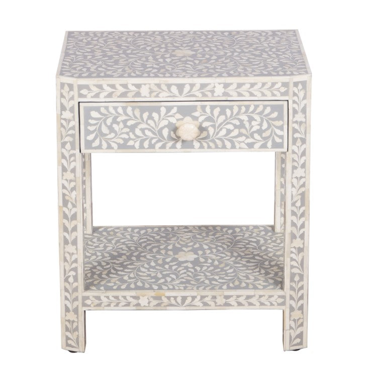 Thoren Bone Inlay Bedside