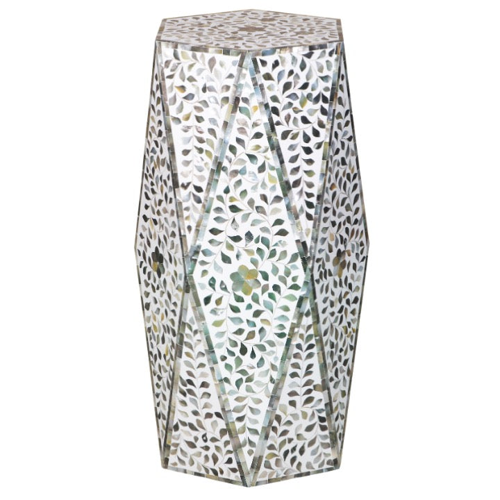 Joseph Mother of Pearl Inlay Side Table