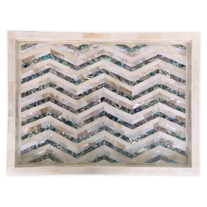 Patrice Mother of Pearl Inlay & Bone Inlay Tray
