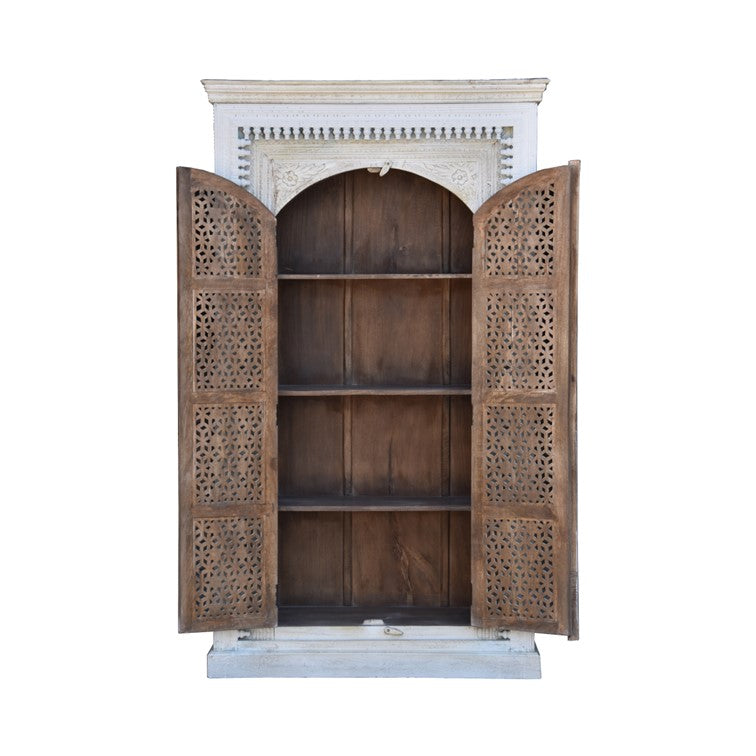 Megha Hand Carved Almirah