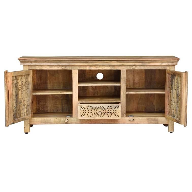 Rory Wooden Hand Carved TV Cabinet