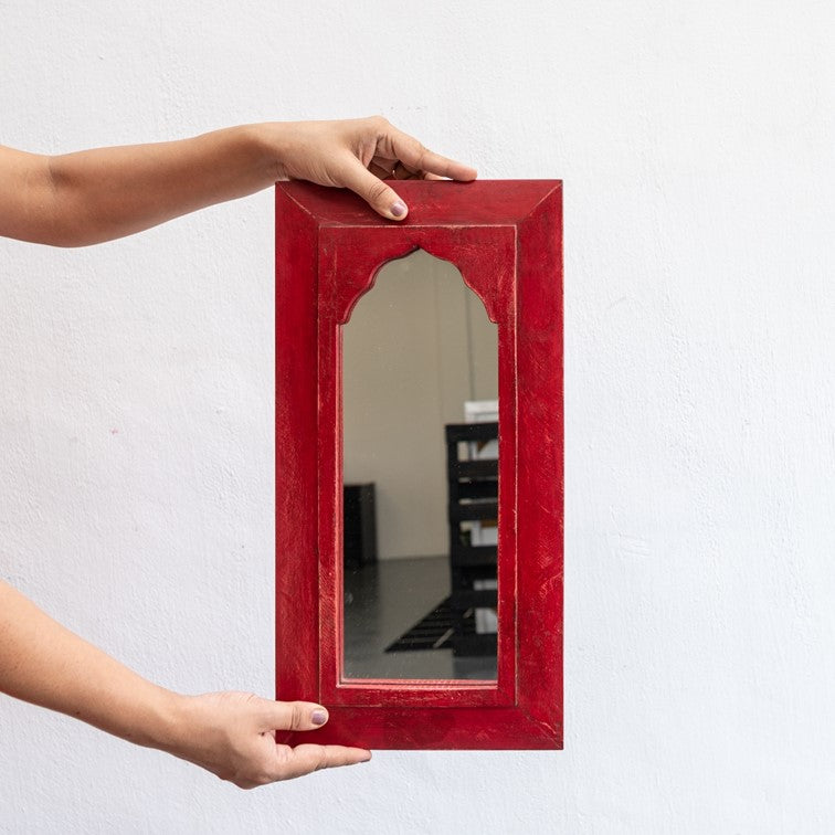 Rima Hand Painted Wooden Mirror