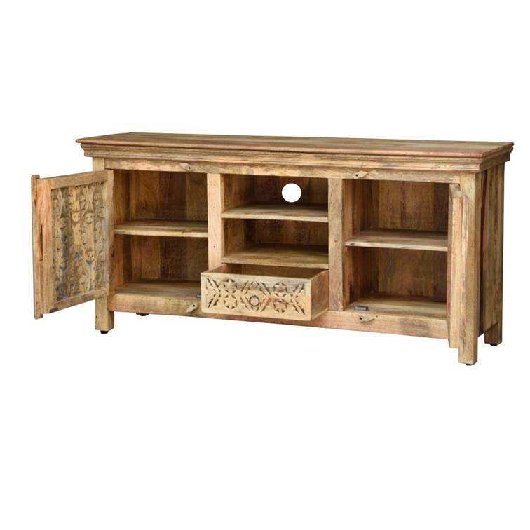 Rory Wooden Hand Carved TV Cabinet