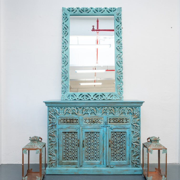 Amora Hand Carved Wooden Sideboard