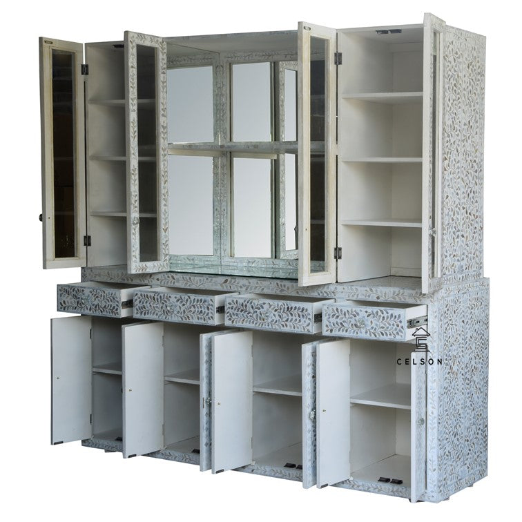 Shanna Mother Of Pearl Inlay Bar Cabinet
